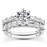 Baguette Prong Diamond